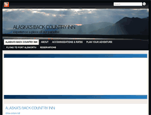 Tablet Screenshot of alaskasbackcountryinn.com